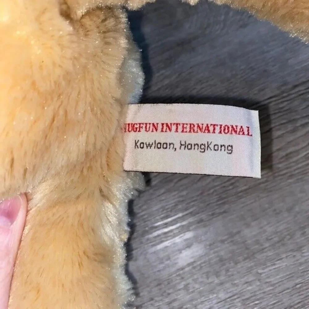 Hugfun International 12 inch Plush Sitting Lion Very Soft Floppy - Picture 5 of 6